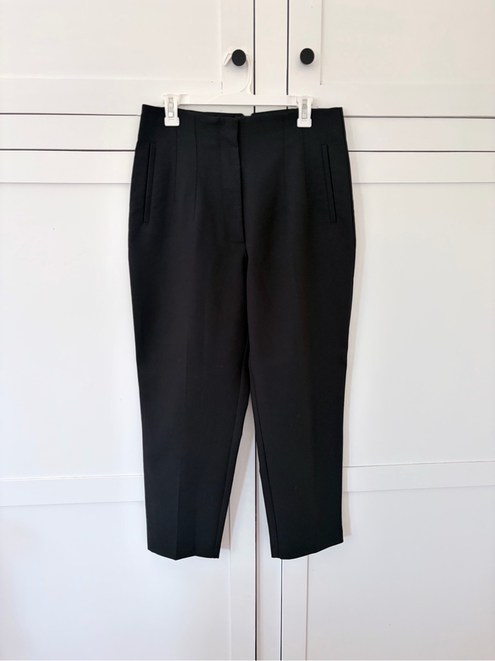 Zara High Rise Straight Tapered Trouser Pants Size XL